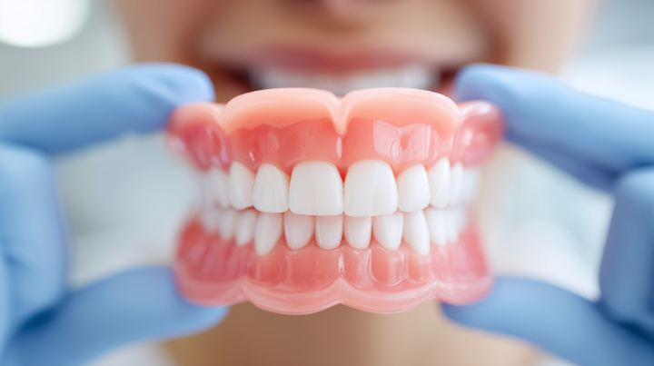 入れ歯は保険適用の対象になるのか説明する歯科医師