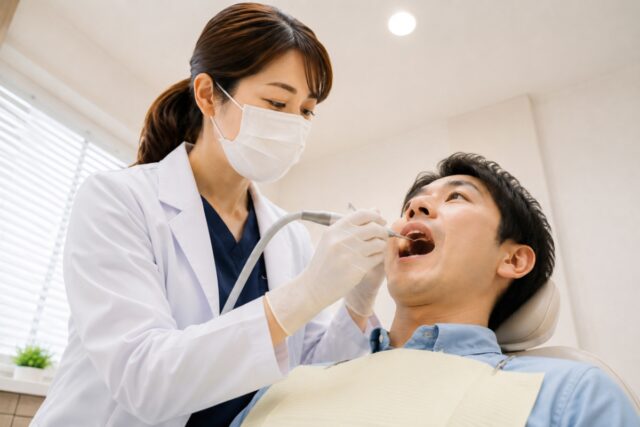 歯医者の定期検診イメージ